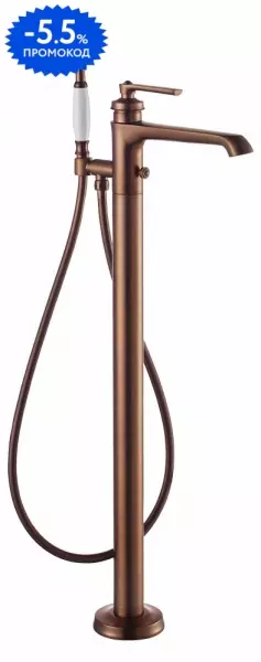 

Напольный смеситель для ванны «Swedbe» Terracotta Art 2514 тёмная бронза
