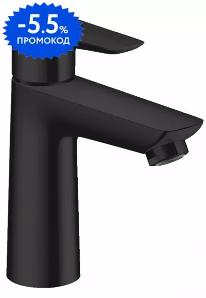 

Смеситель для раковины «Hansgrohe» Talis E 71714670 чёрный матовый