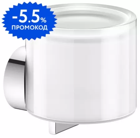 

Дозатор для мыла «Keuco» Reva 12852019000 на стену хром/белый