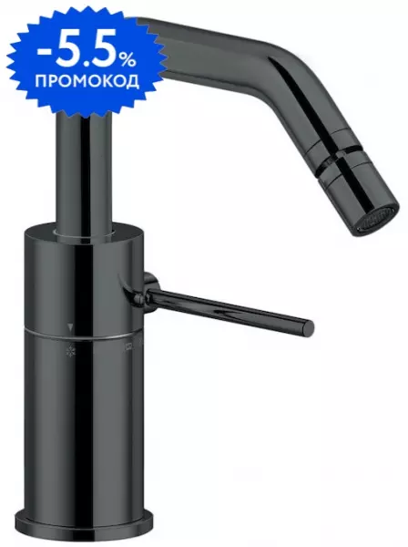 

Смеситель для биде «Nobili» Velis VE125119/3FLP чёрный