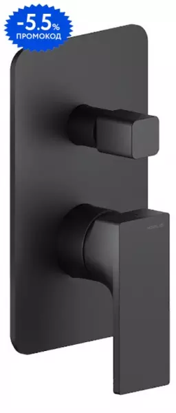 

Внешняя часть смесителя «Nobili» Seven SE124100BM чёрная матовая