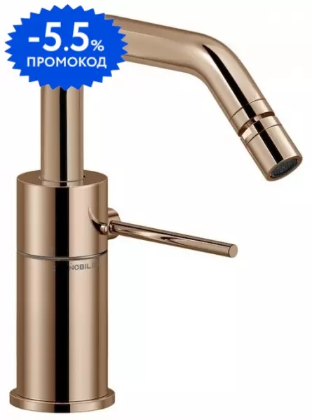 

Смеситель для биде «Nobili» Velis VE125119/3RCP красное золото