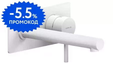 

Внешняя часть смесителя «Nobili» Live LV00498/1WM белая матовая