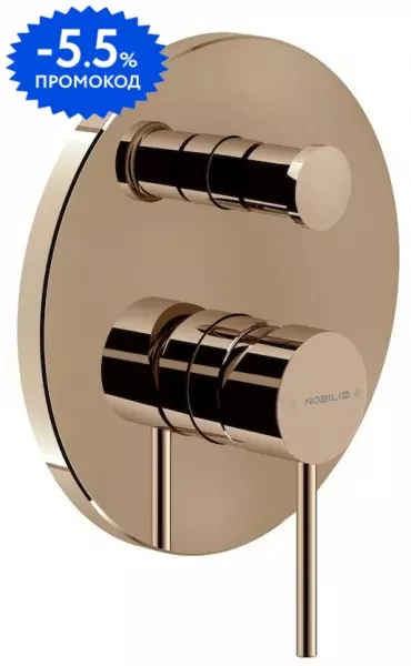 

Внешняя часть смесителя «Nobili» Velis VE125100/ERCP хром