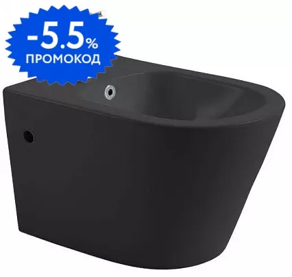 

Подвесное биде «Aquatek» Вега AQ1057-MB черное матовое