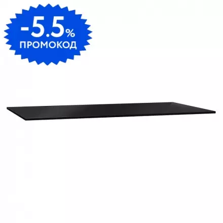 

Мебельная столешница «Vitra» Origin 90 65761 стекло черная