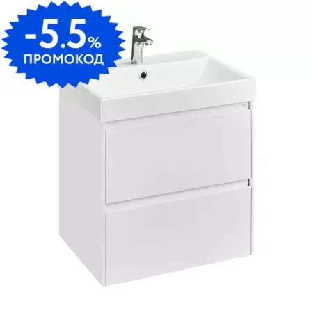 

Тумба с раковиной «Roca» Ona 60 (Ona 60/46) подвесная белый матовый