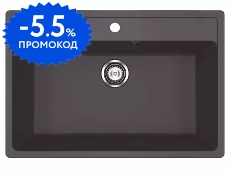 

Мойка для кухни «Ulgran» U-600 76/51 искусственный камень шоколад