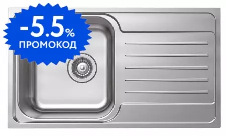 

Мойка для кухни «Iddis» Sound 78/44 нержавеющая сталь шелк универсальная
