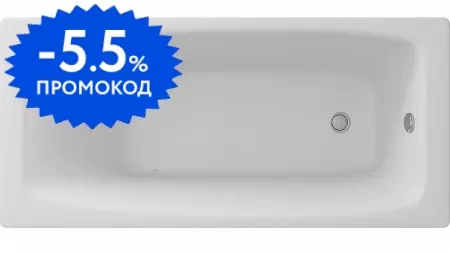 

Ванна чугунная «Delice» Repos 170/70 без опор без сифона белая