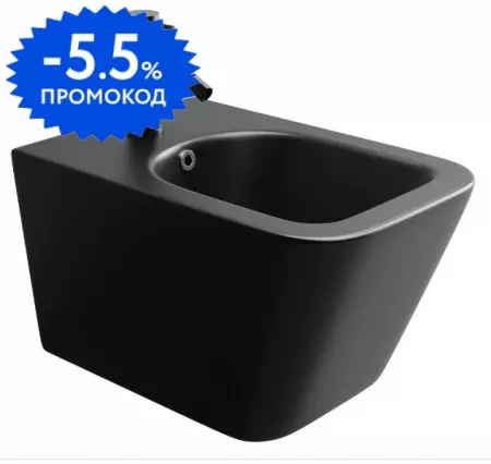 

Подвесное биде «Ceramica Nova» Metric CN3008MB черное матовое