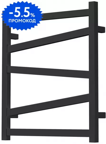 

Водяной полотенцесушитель «Point» PN15156B П5 50/60 чёрный
