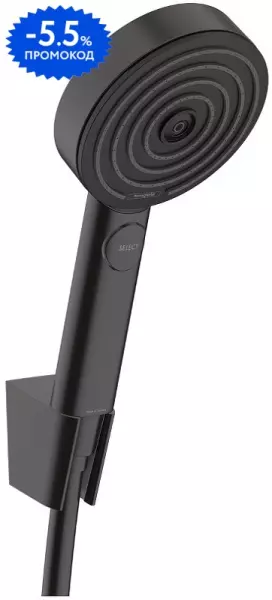 

Душевой гарнитур «Hansgrohe» Pulsify Select 24303670 чёрный матовый