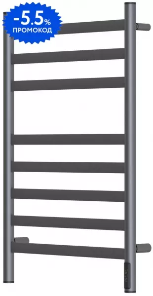 

Электрический полотенцесушитель «Point» Селена PN16858GR П8 50/80 графит правый