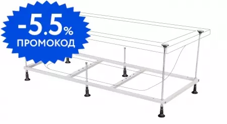 

Каркас под ванну «Berges Wasserhaus» 150/70