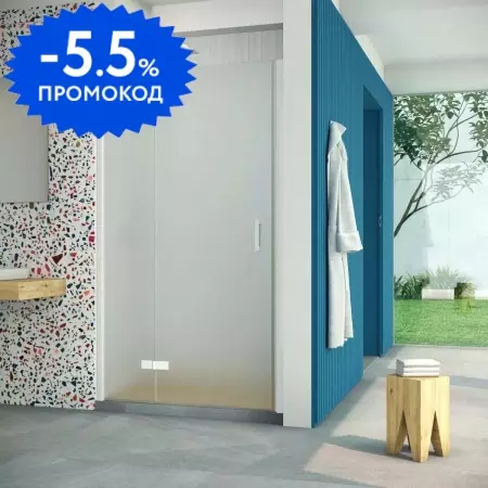

Душевая дверь «Vegas Glass» AFP Retta 120/199,5 сатин/белая левая