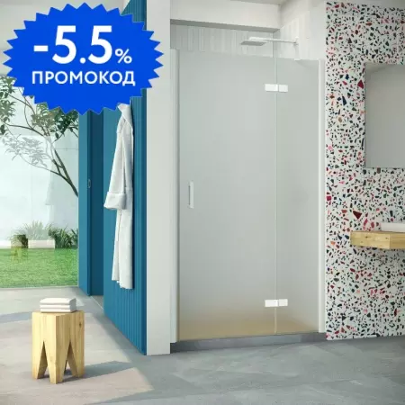 

Душевая дверь «Vegas Glass» AFP Retta 120/199,5 сатин/белая правая