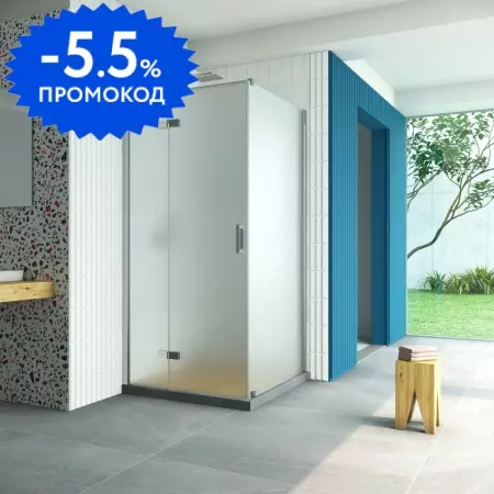 

Душевой угол-ограждение «Vegas Glass» AFP-Fis Retta 90/120 прозрачный/глянцевый хром без поддона левый