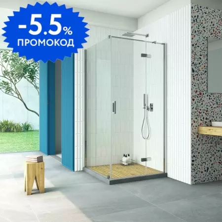 

Душевой угол-ограждение «Vegas Glass» AFP-Fis Retta 120/80 прозрачный/глянцевый хром без поддона правый