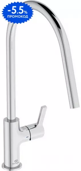 

Смеситель для кухонной мойки «Ideal Standard» Gusto BD408AA хром