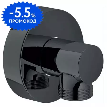 

Подключение для душевого шланга «Nobili» чёрное