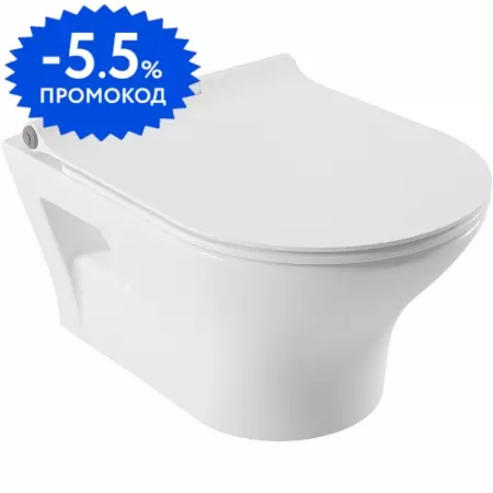 

Подвесной унитаз «Serel» NT23SL Nita белый с сиденьем дюропласт с микролифтом белое
