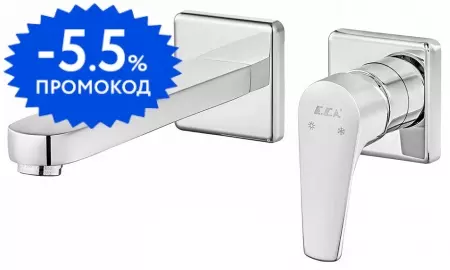 

Внешняя часть смесителя «E.C.A.» Niobe 102167613EX-KK хром