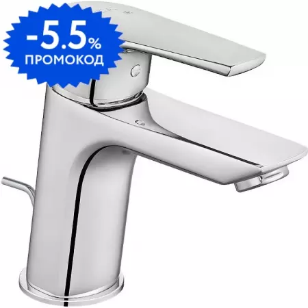 

Смеситель для раковины «E.C.A.» Niobe 102188056EX с донным клапаном хром