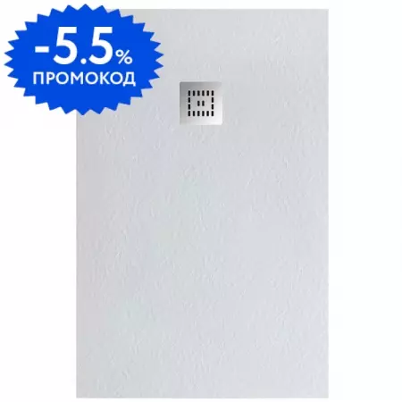 

Душевой поддон «Belbagno» TRAY-MR-UNO-AH-140/90-35-W низкий из литьевого мрамора прямоугольный без сифона белый