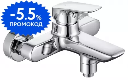 

Смеситель для ванны с душем «Aquatek» Вега AQ1040CR хром