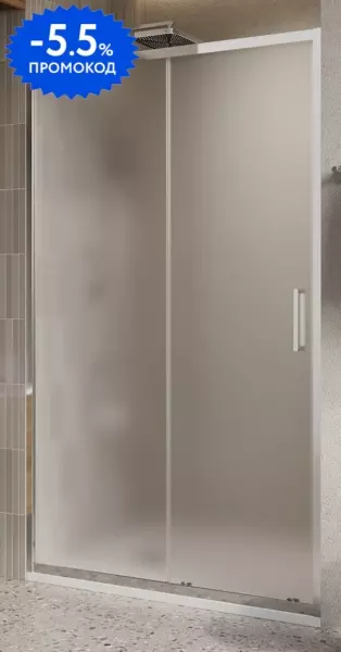 

Душевая дверь «Belbagno» LUCE-BF-1-120-P-Cr 120/195 рифлёная/хром