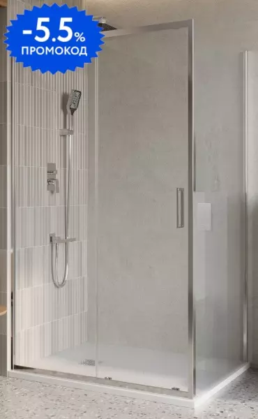 

Душевой угол-ограждение «Belbagno» LUCE-AH-1-120/100-C-Cr 120/100 прозрачный/хром прямоугольный без поддона универсальный