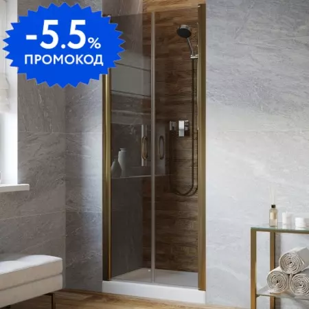 

Душевая дверь «Vegas Glass» E2P Lux 75/199,5 графит/бронза универсальная