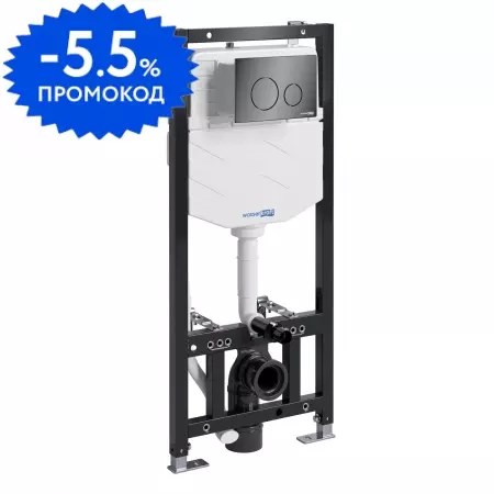 

Инсталляция для унитаза с кнопкой «WasserKRAFT» 10TLT.010.ME.PB02