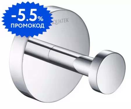 

Крючок «Aquatek» Бетта AQ4601CR на стену хром