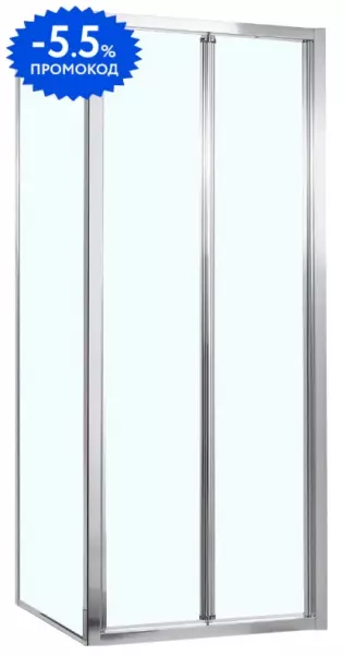 

Душевой угол-ограждение «Azario» Toronto 1423B 100/100 квадратный прозрачный/серебро без поддона правый