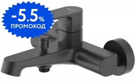 

Смеситель для ванны с душем «Aquatek» Оберон AQ1240MB чёрный матовый