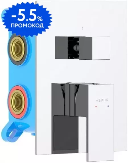 

Смеситель для душа «Aquatek» Либра AQ1647CR хром