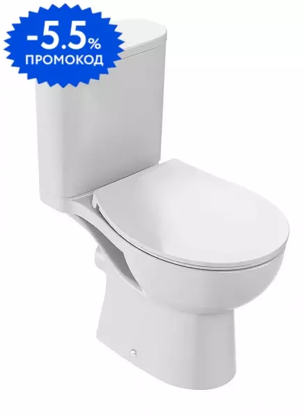 

Унитаз компакт «Jacob Delafon» Louise E28062RU-00 белый с сиденьем термодюр с микролифтом