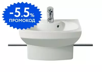 

Раковина с пьедесталом «Roca» Dama Senso 48/37 7327514000 фарфоровая белая