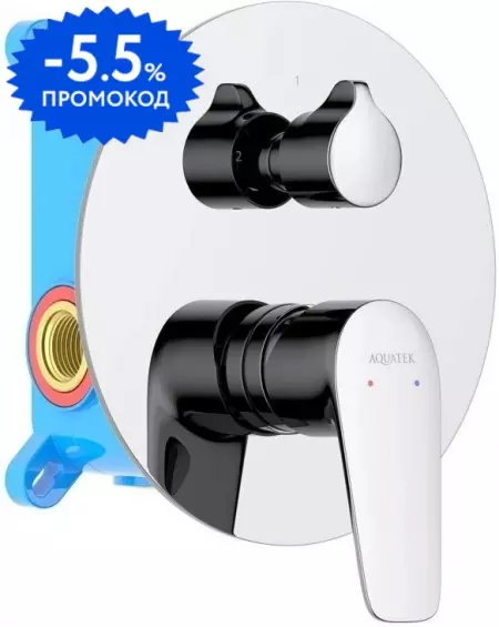

Смеситель для душа «Aquatek» Бетта AQ1146CR хром
