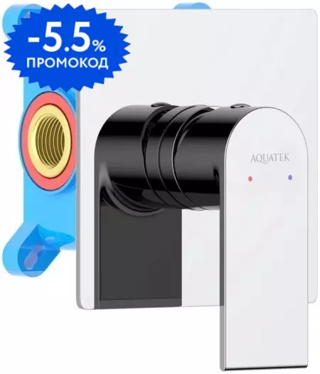 

Смеситель для душа «Aquatek» Лира AQ1466CR хром