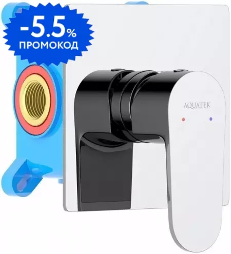 

Смеситель для душа «Aquatek» Оберон AQ1266CR хром