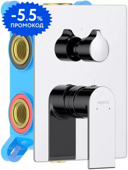 

Смеситель для душа «Aquatek» Лира AQ1447CR хром