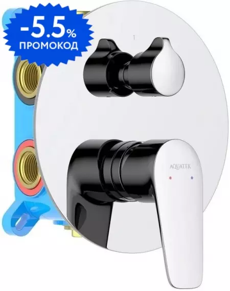 

Смеситель для душа «Aquatek» Бетта AQ1147CR хром