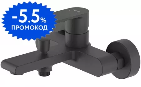 

Смеситель для ванны с душем «Aquatek» Лира AQ1440MB чёрный матовый