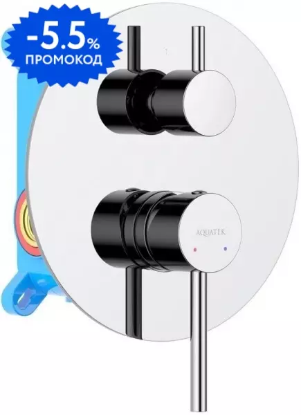 

Смеситель для душа «Aquatek» Европа AQ1346CR хром
