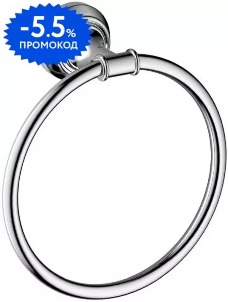 

Полотенцедержатель «Aquatek» Классик AQ4512CR на стену хром