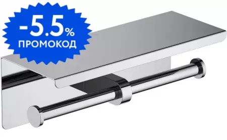 

Держатель для туалетной бумаги «Aquatek» Оберон AQ4909CR на стену хром
