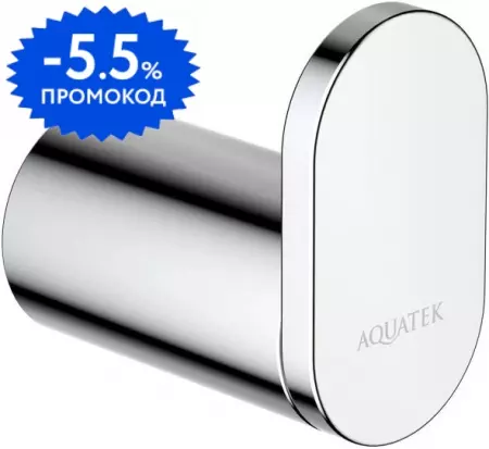 

Крючок «Aquatek» Лира AQ4425CR на стену хром